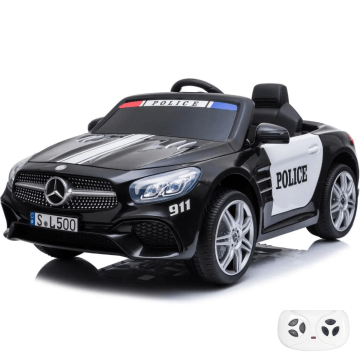 Elektro-Polizeiauto Mercedes SL500 12V - Schwarz