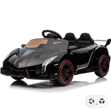 Kinder Elektro Auto Lamborghini Veneno 12V 4x4 - Schwarz