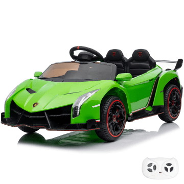 Kinder Elektro Auto Lamborghini Veneno 12V 4x4 - Grün