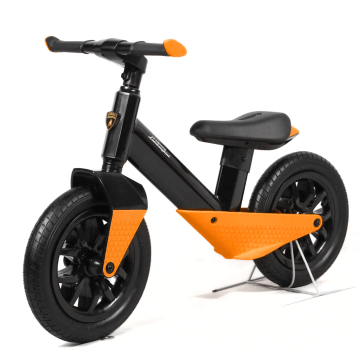 Lamborghini Balance-Bike 12" mit Gummireifen - Orange