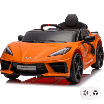 Corvette C8 Kinder Elektroauto 12V - Orange