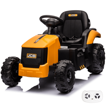 JCB Elektro-Traktor für Kinder 12V - Gelb