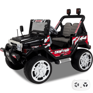 Jeep Elektro Kinderauto Schwarz